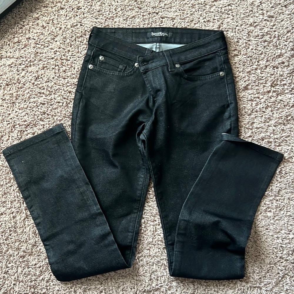 David Kahn black ankle skinny Jean size 26 nwot
